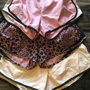 Women’s Nike dri-fit shorts (3 pairs)